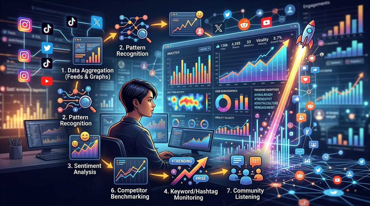 7 Ways to Use Social Media Analytics to Spot Viral Trends Before They Explode