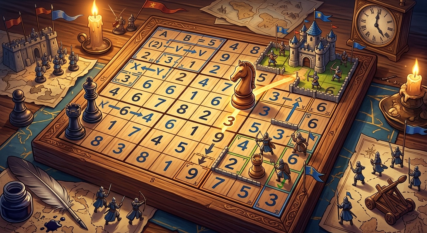 Five Sudoku Variants That Borrow Rules From Chess and Strategy Games